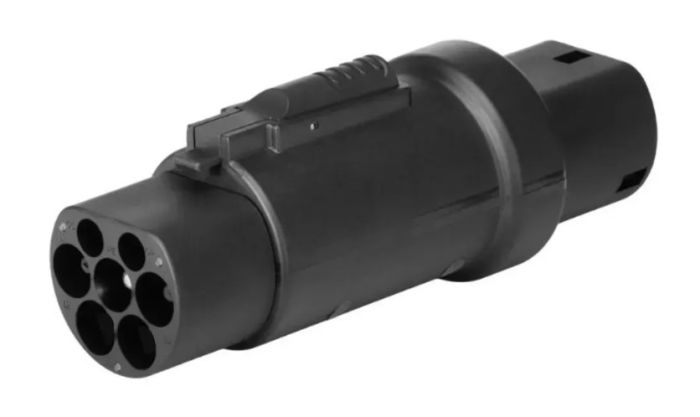 Перехідник Type 2 на GB/T 7,4 кВт з фіксатором