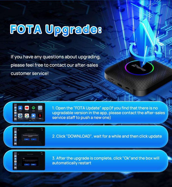 Приставка в авто Carlinkit TBox Ambient 4/64 Android 13.0