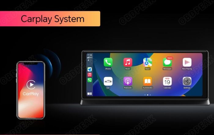 Авто екран CarPlay та Android Auto 11.3' OBDPEAK K2 Pro