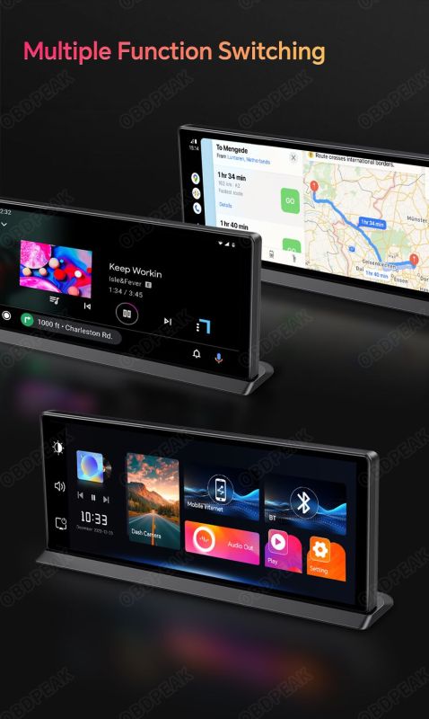 Авто екран CarPlay та Android Auto 11.3' OBDPEAK K2 Pro