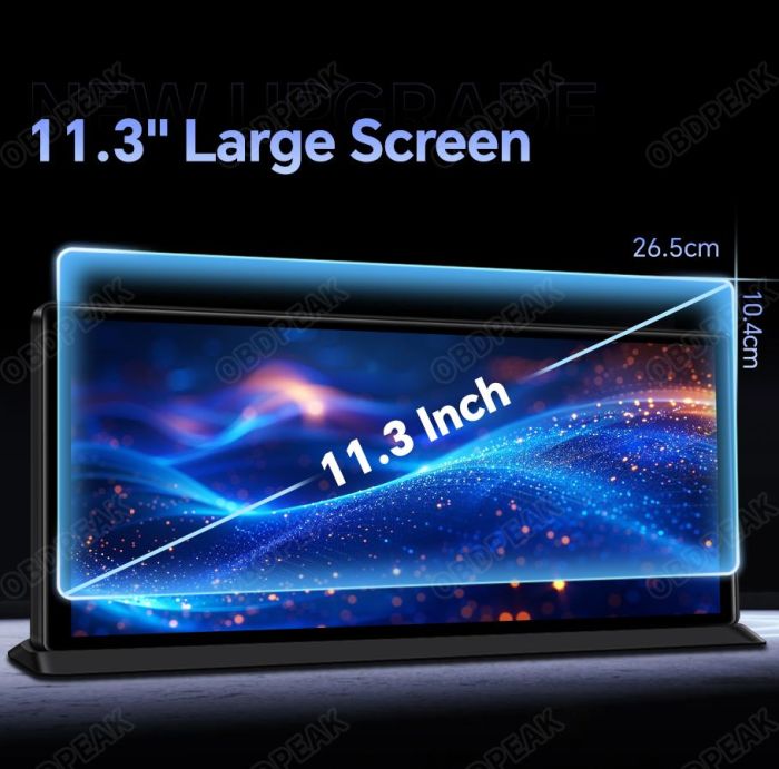 Авто екран OBDPEAK K60 11' відеореєстратор 4/64ГБ Android 14