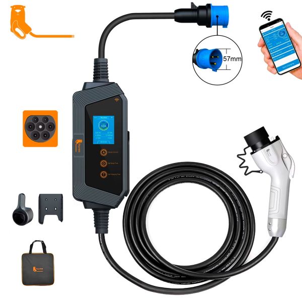 Зарядка для електромобіля Feyree 7кВт 32A GB/T