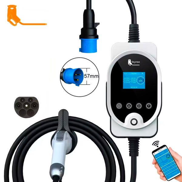 Зарядна станція для електромобіля Feyree 7кВт 32A GB/T