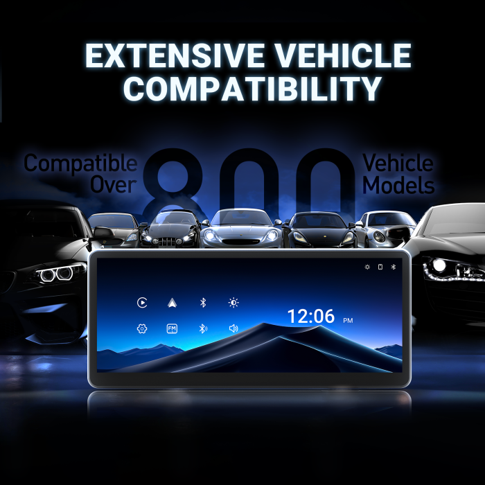 Авто екран MINIX CP89-HD Apple CarPlay & Android Auto
