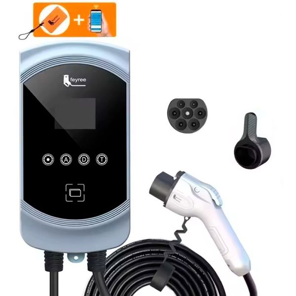 Зарядна станція для електромобіля Feyree 3 фази 22кВт 32A GB/T
