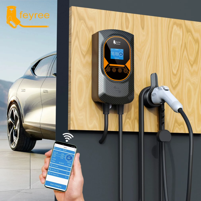 Зарядна станція для електромобіля Feyree 7кВт 32A GB/T