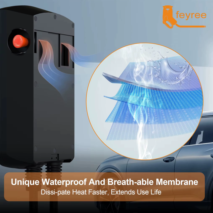 Зарядна станція для електромобіля Feyree 7кВт 32A GB/T