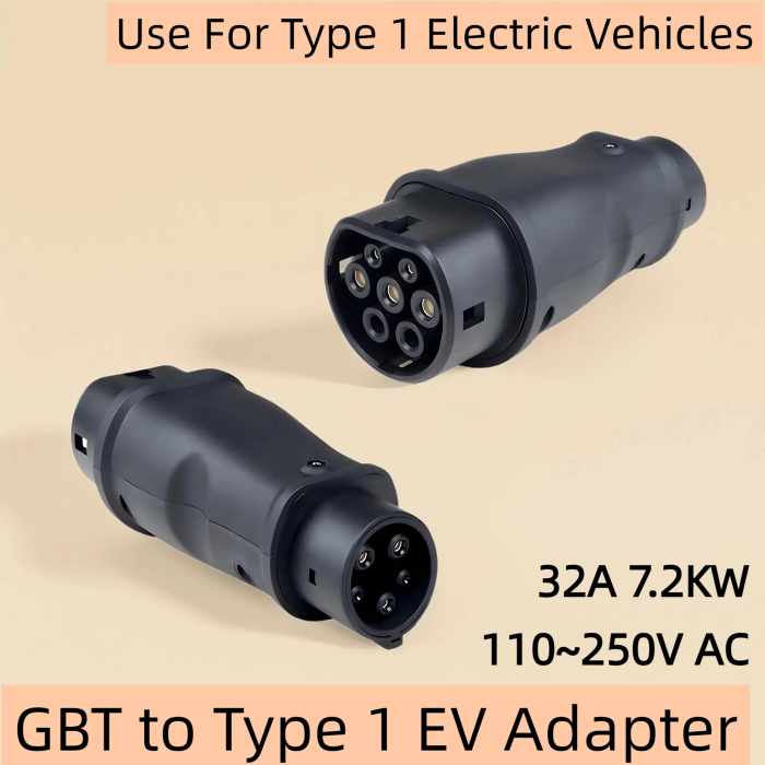 Перехідник GB/T на Type1 7кВт 32А