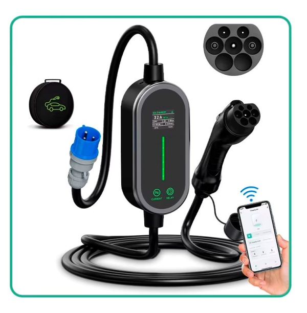 Зарядное устройство для электромобиля Afyeev 7 кВт 32A GB/T с Wi-Fi и APP